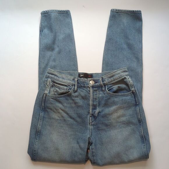 3x1 NYC Shelter Slim Pillars Button Fly Jeans 27 - Picture 8 of 10